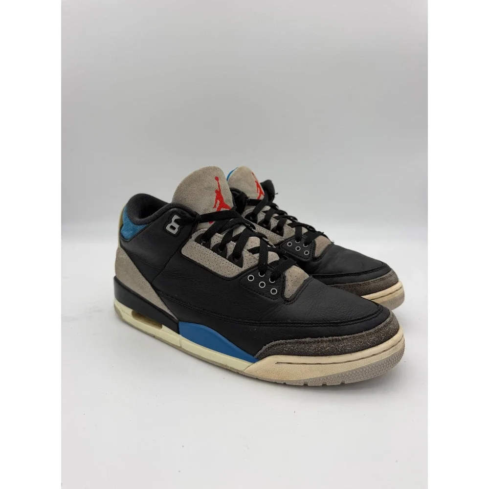 Jordan 3 Retro Tinker Black Cement Mens Sneakers CK4348-007 Size 11.5